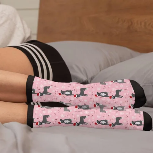 Miniatura 6 de HYEECR Calcetines casuales para fiesta de esqueletos bailarines, Halloween, divertidos, novedosos, calcetines de tubo para hombres y mujeres