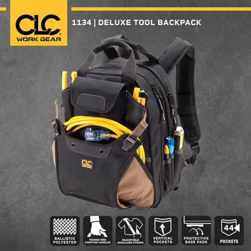 Miniatura 4 de Mochila para herramientas Custom Leathercraft 1134, 48 bolsillos