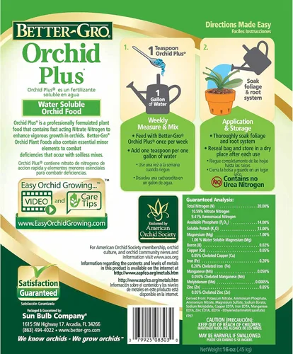 Miniatura 2 de Sun Bulb 8303 mejor Gro Orquídea Plus, 16 onzas