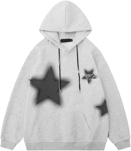 CYee Sudadera con capucha Y2K Grunge para mujer, chaqueta con cremallera Acubi Emo de gran tamaño, tops vintage Harajuku Alt