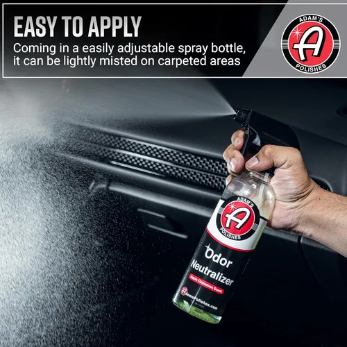 Miniatura 6 de Adam's Polishes Neutralizador de olores (manzana y canela, 16 onzas líquidas) – Ambientador en aerosol para automóvil que elimina los olores nocivos