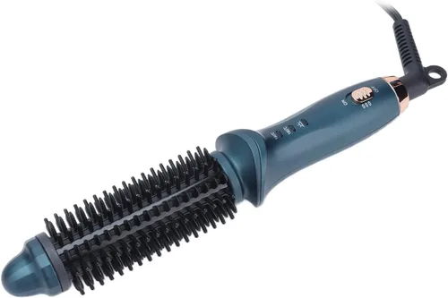 Miniatura 8 de Rizador termostático para rizar el cabello 2 en 1, cepillo eléctrico portátil para rizar el cabello, kit de alisador de doble propósito, calentador