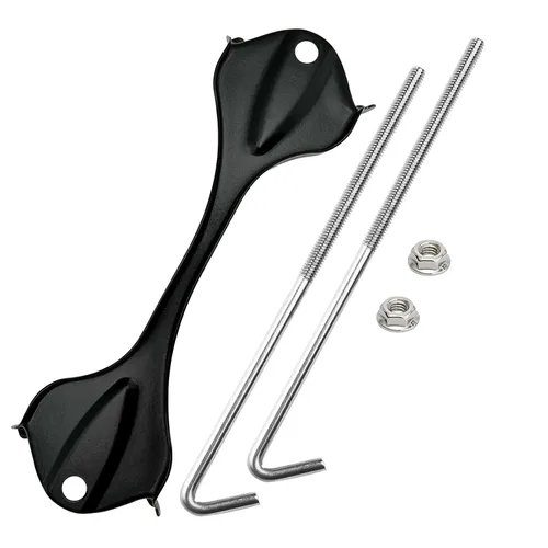 Batería de retención con kit de pernos en J de acero inoxidable 304 compatible con Tundra 2007-2021, Sequoia 2008-2021