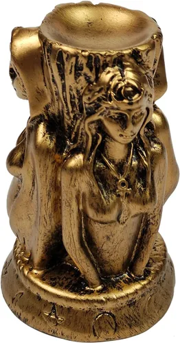 Miniatura 10 de Soporte Grande para Bola de Cristal de Gatos Bastet, Diseño Esférico, para Decoración Natural de Feng Shui, Base de Estatua de Bola de Vidrio