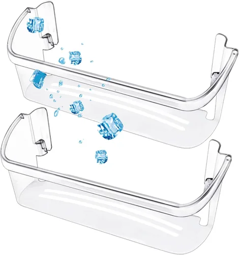 Miniatura 7 de Actualizado 242126602 - Estante de repuesto para puerta de refrigerador Frigidaire Electrolux, estante inferior de 2 estantes, estante lateral