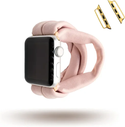 Miniatura 12 de Banda de yoga rosa rubor para Apple Watch Series 1-8, 1.496 in 1.575 in 1.614 in 1.654 in 1.732 in 1.772 in