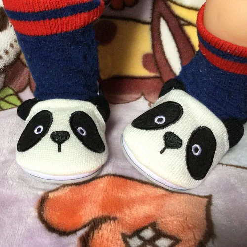Miniatura 6 de Lidiano. - Zapatos de suela suave de hule antideslizante para bebé, diseño de dibujos animados, para la casa y para exteriores.