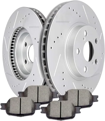 Miniatura 8 de SCITOO 120.40021, 3295 ATD465AC, D465-7345 Pastillas de Freno y Rotores Delanteros Compatibles con Acura EL 1997-2005, Honda Civic 1996-2005, Honda