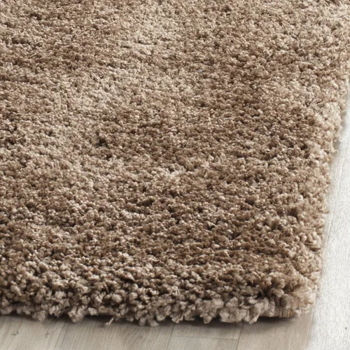 Miniatura 2 de SAFAVIEH Accent Rug 2'x3' - Milan Shag Collection - Modern Design, Dark Beige, Ultra Plush Thick Pile, Ideal for Bedroom, Nursery, Living Room