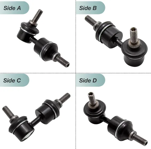Miniatura 6 de VIKKSAER K80867 - 2 eslabones de extremo de barra estabilizadora trasera, repuesto para Mazda 3 5 2004-2017, repuesto para Volvo C30 C70 S40 K80867
