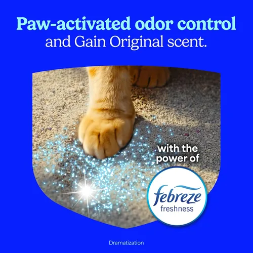 Miniatura 6 de Fresh Step Arena para gatos aglomerante, para varios gatos, control de olores de larga duración con carbón activado, fórmula baja en polvo, 14 libras