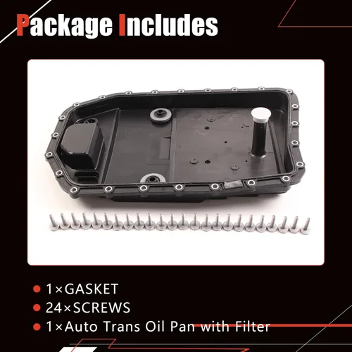 Miniatura 4 de AUCERAMIC 6HP19 Bandeja de aceite de transmisión 24152333907 para BMW 128i 328i 528i 135i 323i 325i 325xi 328xi 330i 330xi 335i 335xi 525i