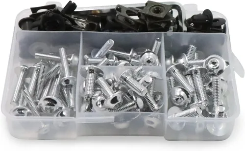 Miniatura 8 de Kits de carrocería 195 piezas de tornillos de fijación de pernos de carenado para Yamaha R1 R6 R3 FZ1 FZ6 FZ8 FZ8 FZ07 FZ09 MT03 MT07 MT09 MT10 XJ6