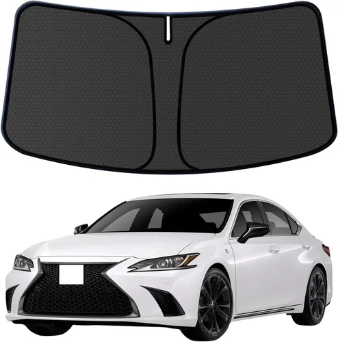 Miniatura 19 de Civic - Parasol para parabrisas Honda Civic 2022-2024 2025 (no para Honda 2022 Sport), visera frontal gruesa plegable 1:1, mantiene tu automóvil más