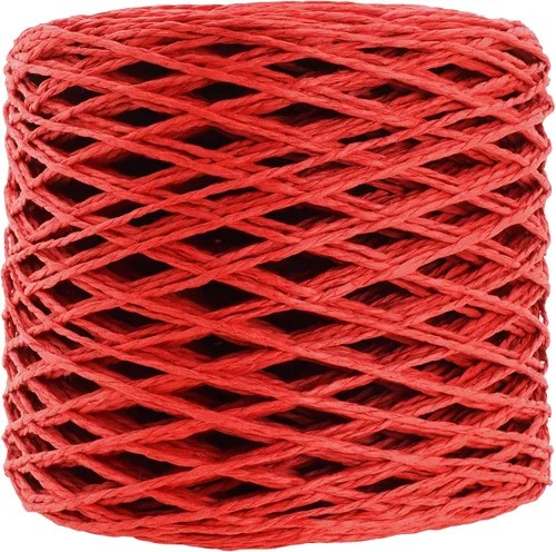 Miniatura 56 de Mandala Crafts Aqua Raffia - Hilo de rafia para envolver regalos, cinta de rafia de papel natural de 200 yardas para ganchillo, manualidades