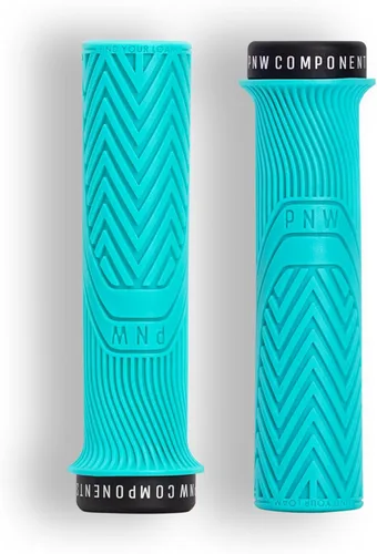Miniatura 10 de PNW Components Loam MTB Bike Grips - Puños de manillar de bicicleta de montaña con bloqueo - Goma pegajosa 25A - Agarre ergonómico para sendero