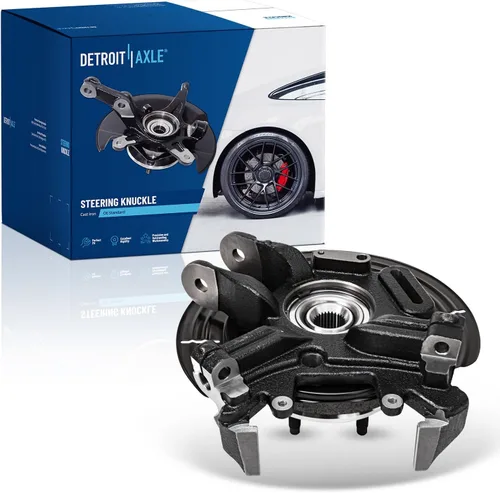 Miniatura 35 de Detroit Axle - Nudos de dirección delanteros de 2.5L de 2 piezas para Toyota 12-17 Camry, 2 nudos de dirección y conjunto de rodamiento de rueda
