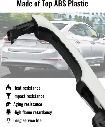 Miniatura 3 de 4 manijas exteriores de puerta exterior con cubierta de manija para Hyundai Elantra Sedan 2017-2020 Reemplazar 82661F0010 82662F0020