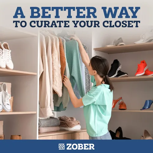 Miniatura 8 de Zober - Paquete de 50 perchas de terciopelo gris para abrigos, pantalones y ropa de vestir; perchas de fieltro fuertes y antideslizantes con ahorro