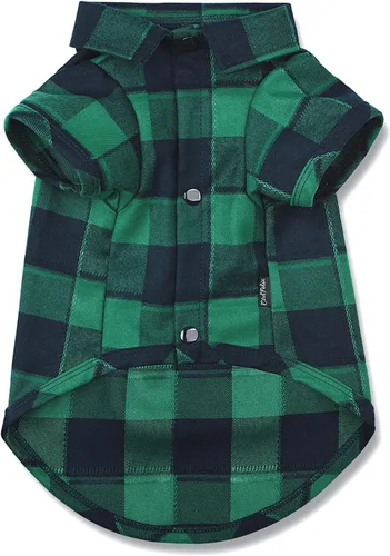 Camisa para perro, ropa a cuadros para cachorros, para perros pequeños, medianos y grandes, gatos, niños, niñas, gatitos, camiseta suave para