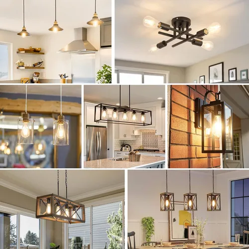 Miniatura 3 de Brightever Bombillas ámbar regulables equivalentes a 60 W, bombillas LED Edison vintage de 2200 K, 850 LM, 90+CRI, 7 W ST58 E26, bombilla LED