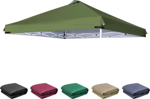 Miniatura 21 de SCOCANOPY Parte superior de repuesto con ventilación de aire para marco de toldo de 10x10, SOLO cubierta de toldo, (Turquesa)