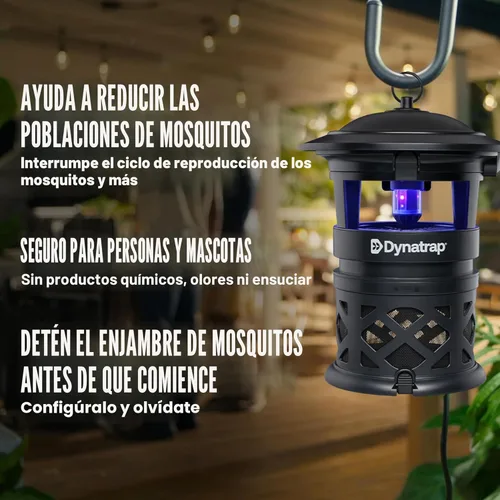 Miniatura 3 de Dynatrap DT2030SR Trampas para Moscas al Aire Libre – Asesino de Mosquitos y de Insectos Voladores para 1 Hectárea – Mata Mosquitos, Moscas