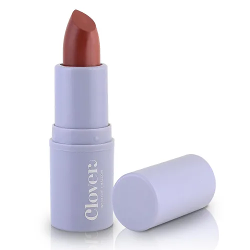 Clover Lápiz labial mate cómodo | Lápiz labial no seco, hidratante y ligero, barra de alta pigmentación | Maquillaje de labios vegano y libre de