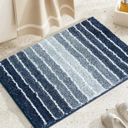 Miniatura 7 de Alfombra de baño antideslizante, extra suave y absorbente, lavable a máquina, tapetes de baño para suelo de baño, bañera y ducha, 18 x 24 pulgadas