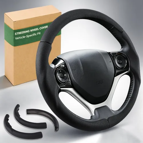 Miniatura 15 de Aimato Funda de volante personalizada para Honda Civic 2012-2015, delgada, antideslizante, resistente a los arañazos, accesorio exclusivo para Honda