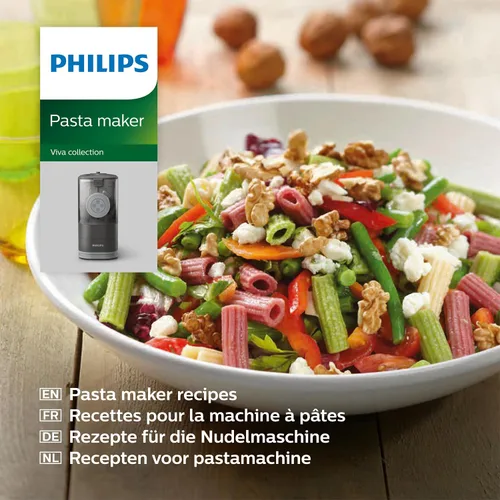 Miniatura 4 de Philips HR2371/05 Máquina para hacer pasta, compacta. Viva Collection, color negra, S, Negro