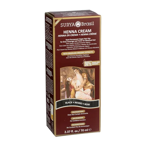Miniatura 2 de Crema de Henna Surya Brasil, negro 2.31 onzas, Negro