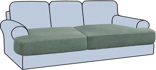 Miniatura 45 de H.VERSAILTEX Funda Elástica para Sillón Sofá con Cojín en Forma de T, Fundas de Cojín en T para Sala de Estar, Funda para Sillón Sofá, Funda