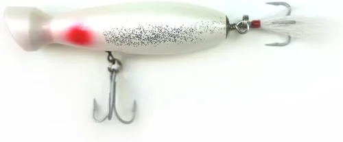 Miniatura 9 de Seasky5.5 pies de pesca de madera estilo botella Popper señuelo cebo artificial de madera cebo de madera para pesca de atún bajo rayado Amarillo