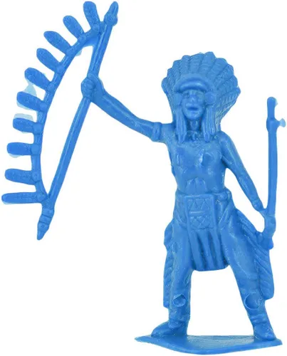 Miniatura 8 de 60 Piezas Figuras de Soldado Indio Vaquero en Varias Posturas para Cumpleaños Figuras Nativas Americanas, Kit en Miniatura de Vaquero del Salvaje