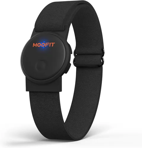 moofit Brazalete con monitor de frecuencia cardíaca HW401, resistente al agua IP67, compatible con Bluetooth/ANT+, pulsera con sensor de frecuencia