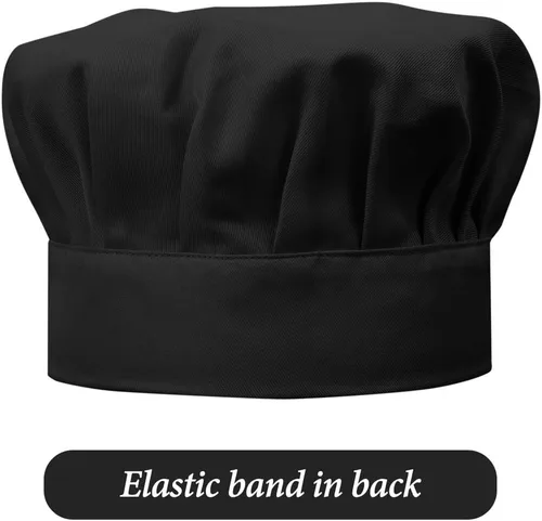 Miniatura 5 de Juego de delantal y gorro de chef para niños, delantal ajustable con babero para niños con 2 bolsillos. Lindo delantal de cocina para niños y niñas