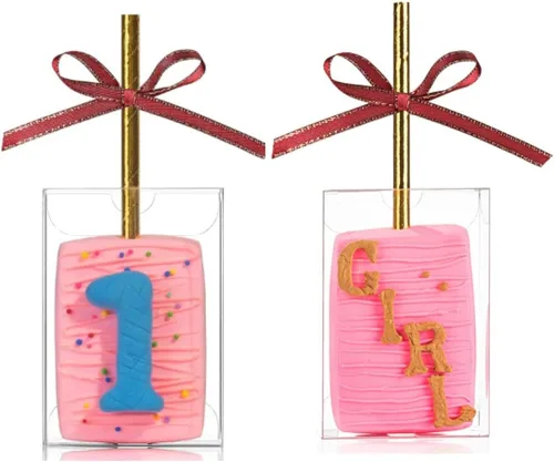 Miniatura 14 de RomanticBaking Paquete de 37 Cajas de Macarons de 4.17" x 2.16" x 1.37" para 2 Brownies Oreo Cubiertos de Chocolate Trufa Golosina Cajas