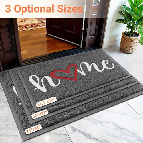 Miniatura 2 de StepLively Tapete para Puerta Tapetes de Bienvenida para el Hogar Exteriores e Interiores, Resistente de Bajo Perfil Antideslizante Duradero Tapete