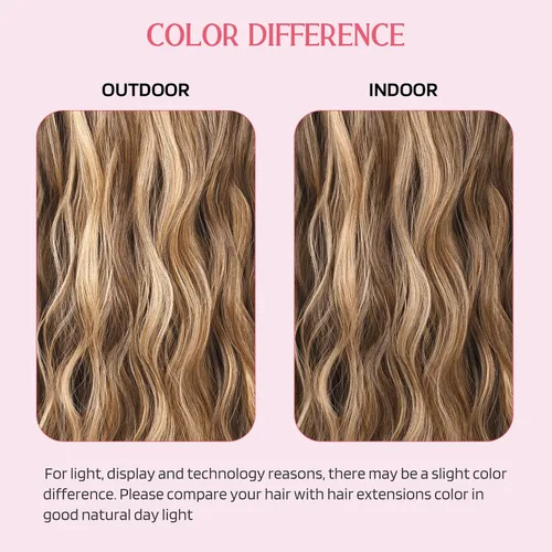 Miniatura 4 de HOOJIH Extensiones de cabello de alambre de 2 maneras ajustables, tamaño rizado, ondulado, invisible, extensiones de cabello con alambre invisible