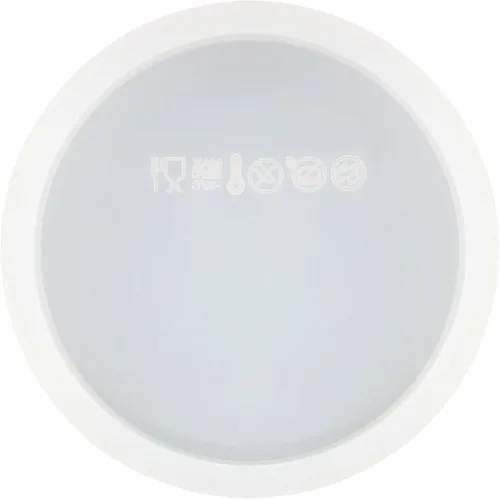 Miniatura 4 de Funshowcase Pequeño molde redondo de silicona epoxi de resina colgante de posavasos 1 pulgada