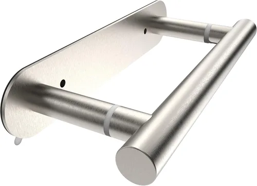 RUACQ Soporte de papel higiénico, autoadhesivo o montaje en pared, de acero inoxidable SUS304, soporte para rollo de papel higiénico, soporte para