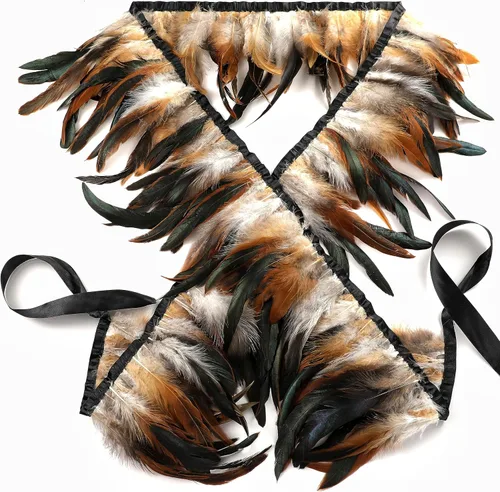 Miniatura 41 de Holmgren Plumas de Cola de Gallo Color Blanco Hueso - 60 piezas Plumas de Cola de Gallo Grandes de 12-14 pulgadas al Por Mayor para Manualidades