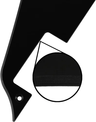 Miniatura 4 de FLEOR Juego de tornillos de placa trasera de golpeador de 1 capa, anillo de interruptor y soporte, ajuste LP Style Guitar Pickguard Reemplazo