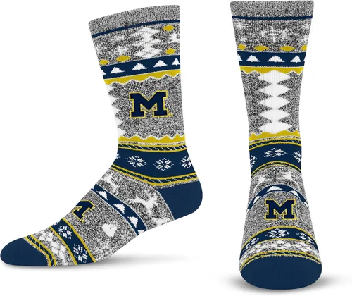 Miniatura 36 de For Bare Feet Ugly Holiday Sweater Crew Sock NCAA