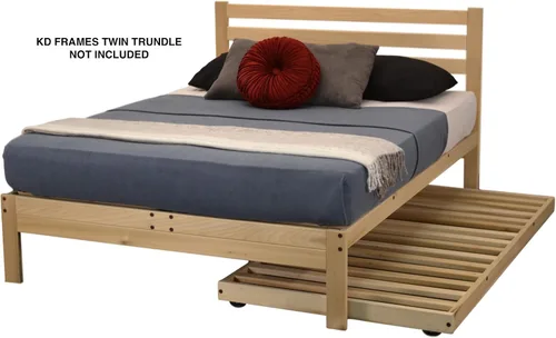 Miniatura 6 de KD Frames 6223-LX-T Lexington - Cama con plataforma, individual, sin terminar