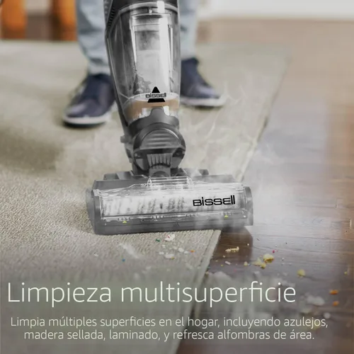 Miniatura 4 de BISSELL CrossWave HydroSteam - Aspiradora en seco y húmedo, aspiradora multiusos, lavado y vapor, fórmula desinfectante incluida, 35151