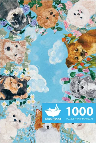 Miniatura 13 de Rompecabezas MOMIBOOK para Adultos 1000 Piezas Rompecabezas de Panda de Chengdu Guía, Imagen de Pintura Difícil Desafiante Duro Imposible