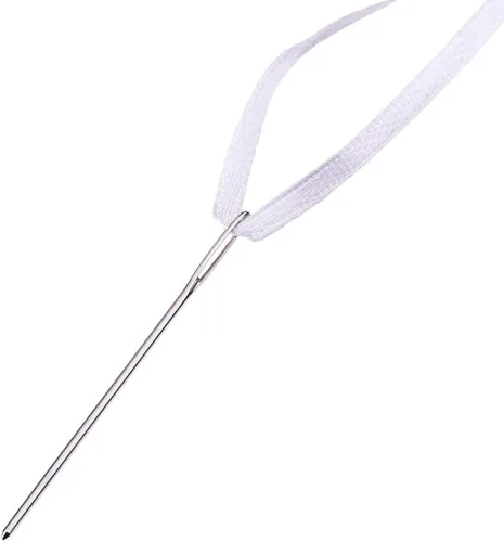 Miniatura 5 de 9 agujas de coser a mano de ojo grande, agujas de tejer de hilo de acero, agujas de coser, agujas de zurrir con tubo de almacenamiento transparente