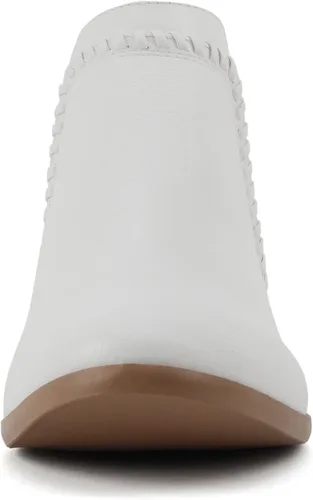 Miniatura 4 de Soda Sincere - Botines de tacón bajo para mujer con correas elásticas cruzadas